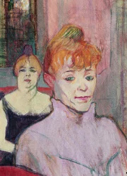 In de Salon van de Rue des Moulins (detail)